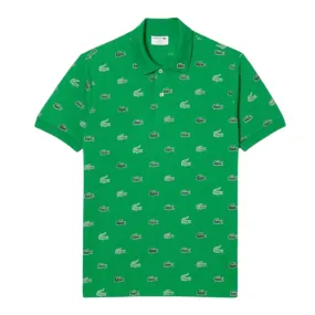 Lacoste Classic Fit Multi Croc Original Polo (Green)