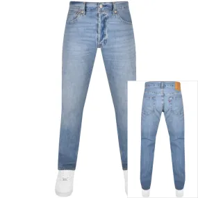 Levis 501 Original Fit Light Wash Jeans Blue