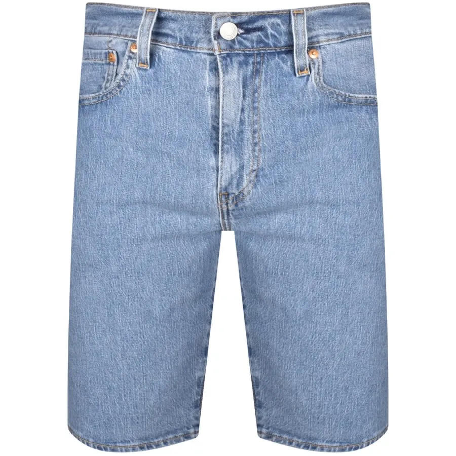 Levis Original Fit 405 Standard Denim Shorts Blue