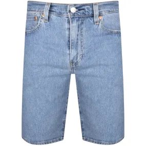 Levis Original Fit 405 Standard Denim Shorts Blue