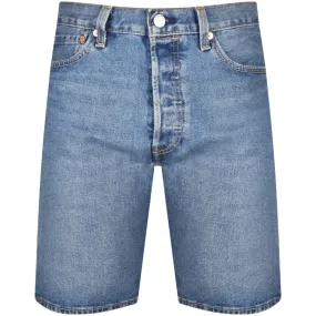 Levis Original Fit 501 Denim Shorts Blue