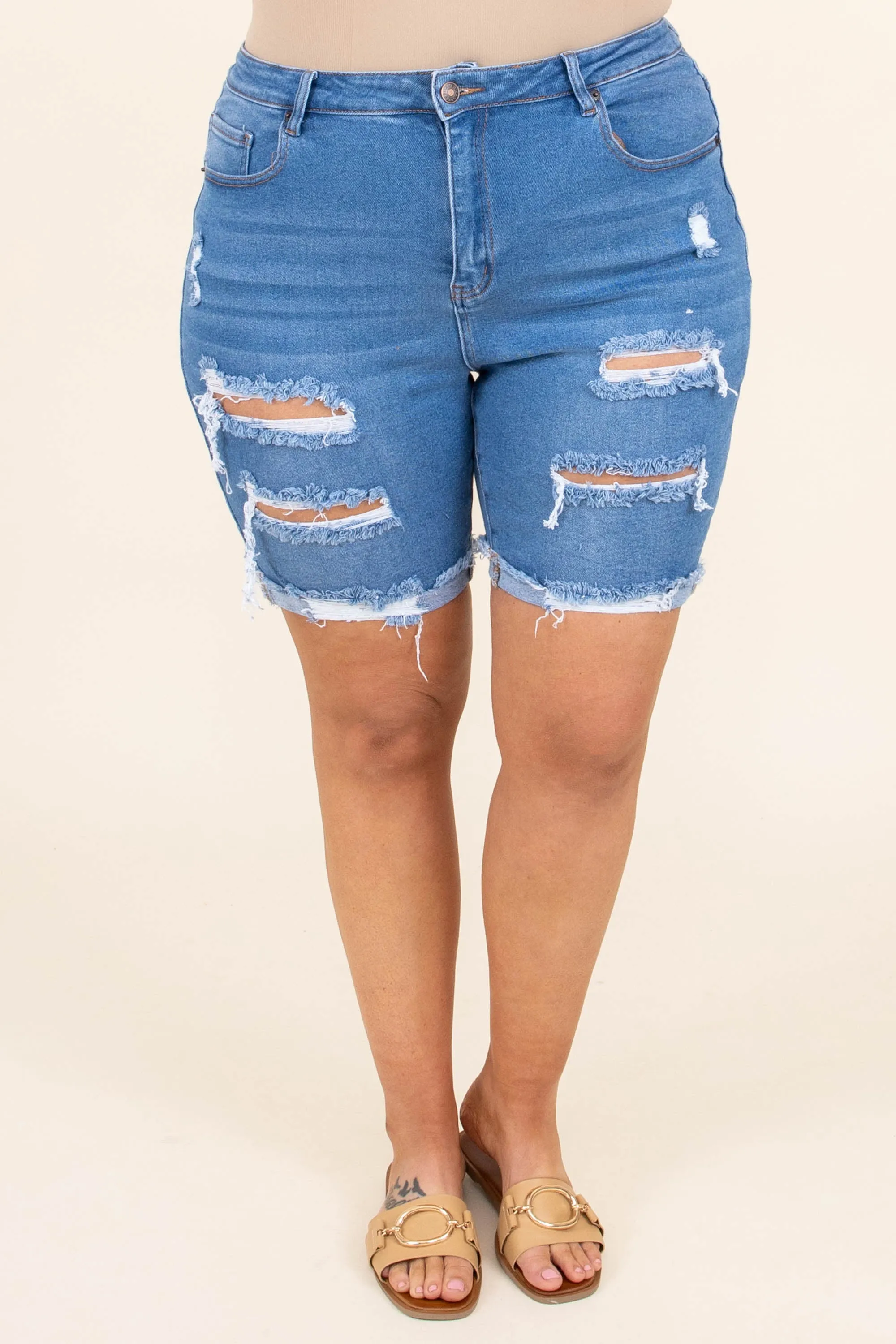 Livin' For The Party Shorts, Blue