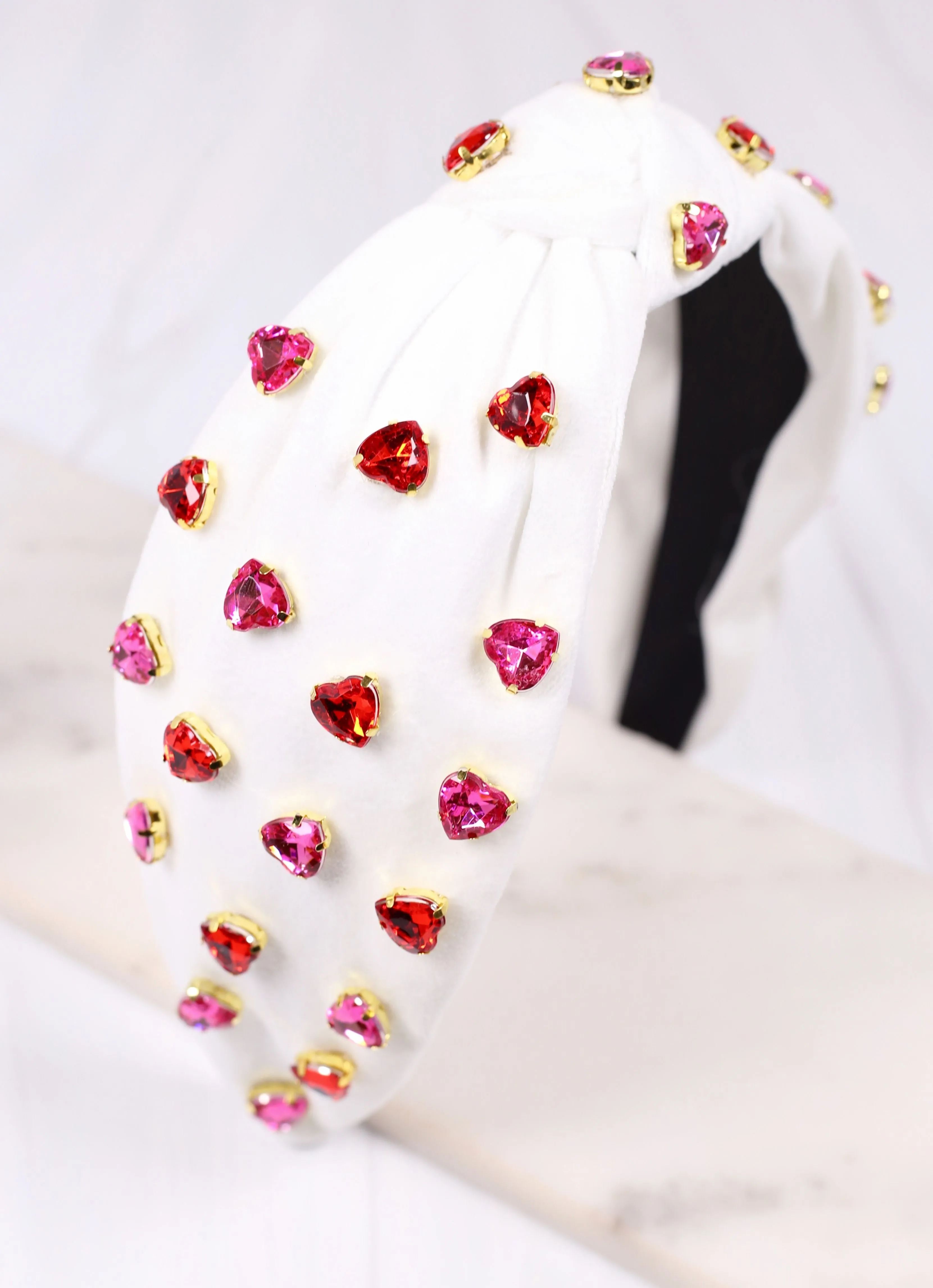 Lover Jeweled Headband WHITE