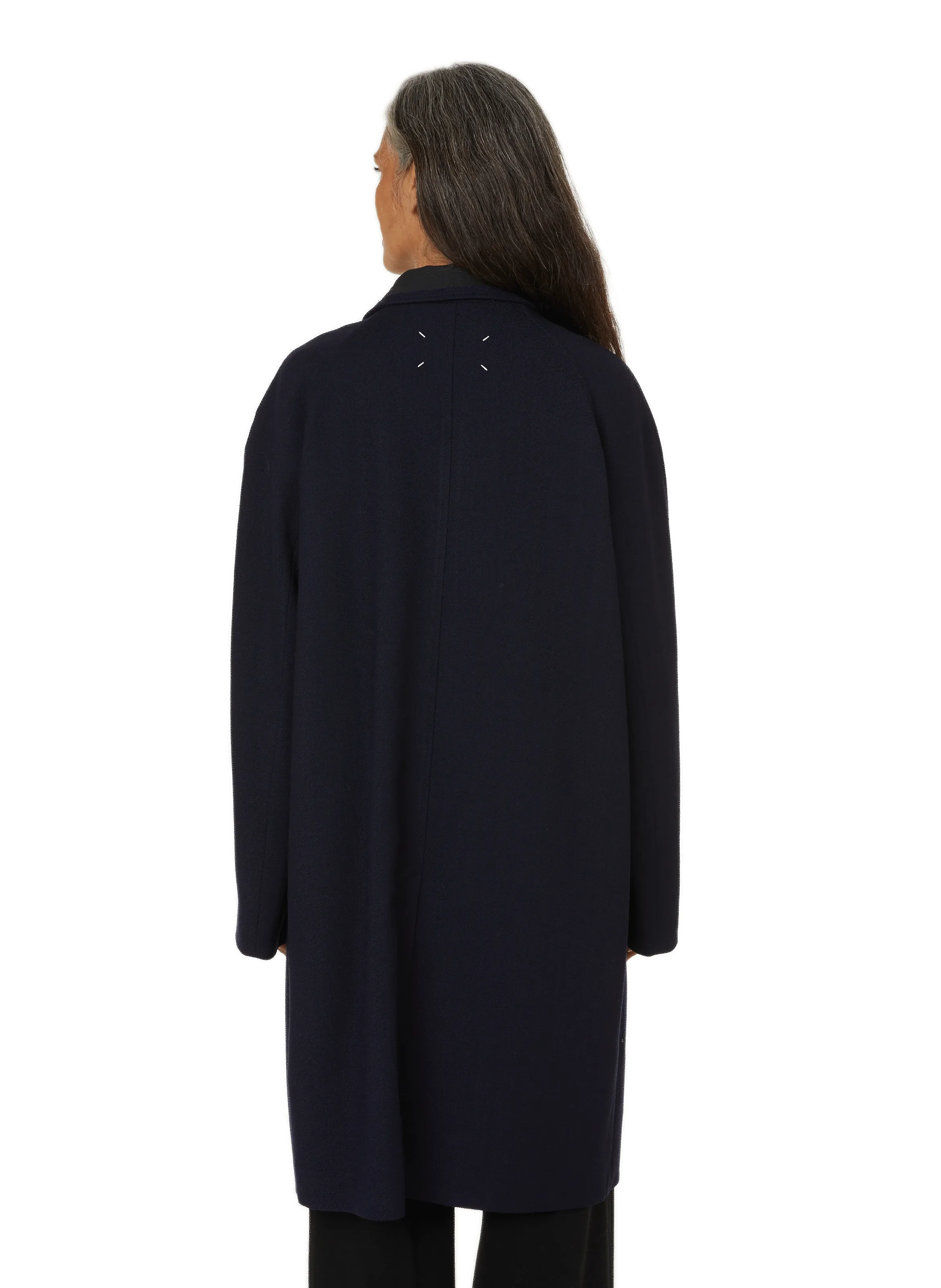 Maison margiela  Wool-blend coat - Blue