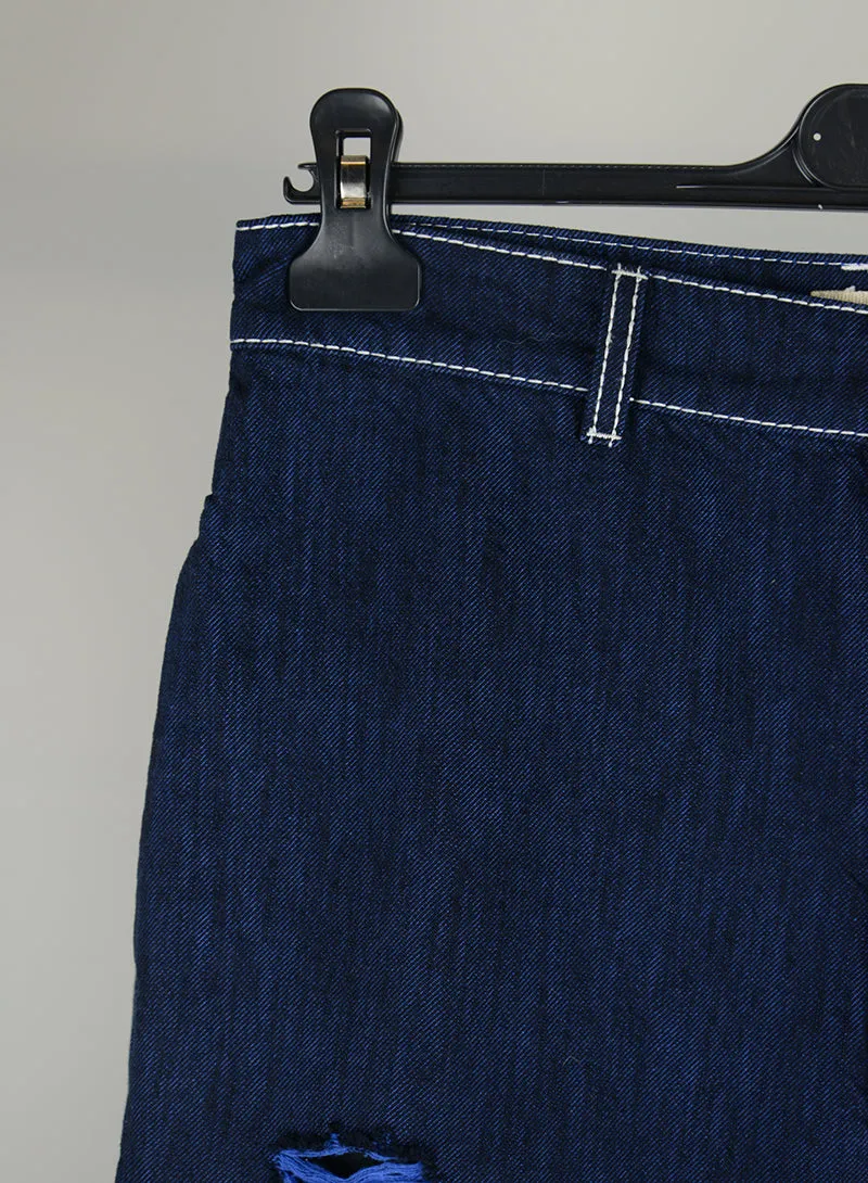 Marni Jeans Blu con strappi - Tg. 40