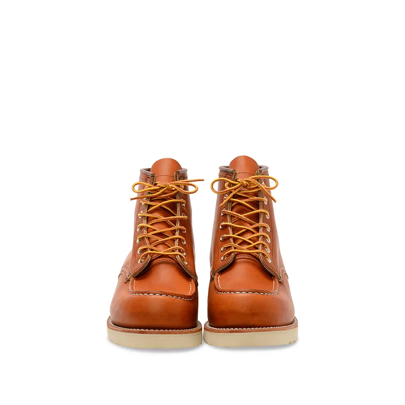 Men’s Leather Shoes for All Seasons, Golden Brown Mid-Top 