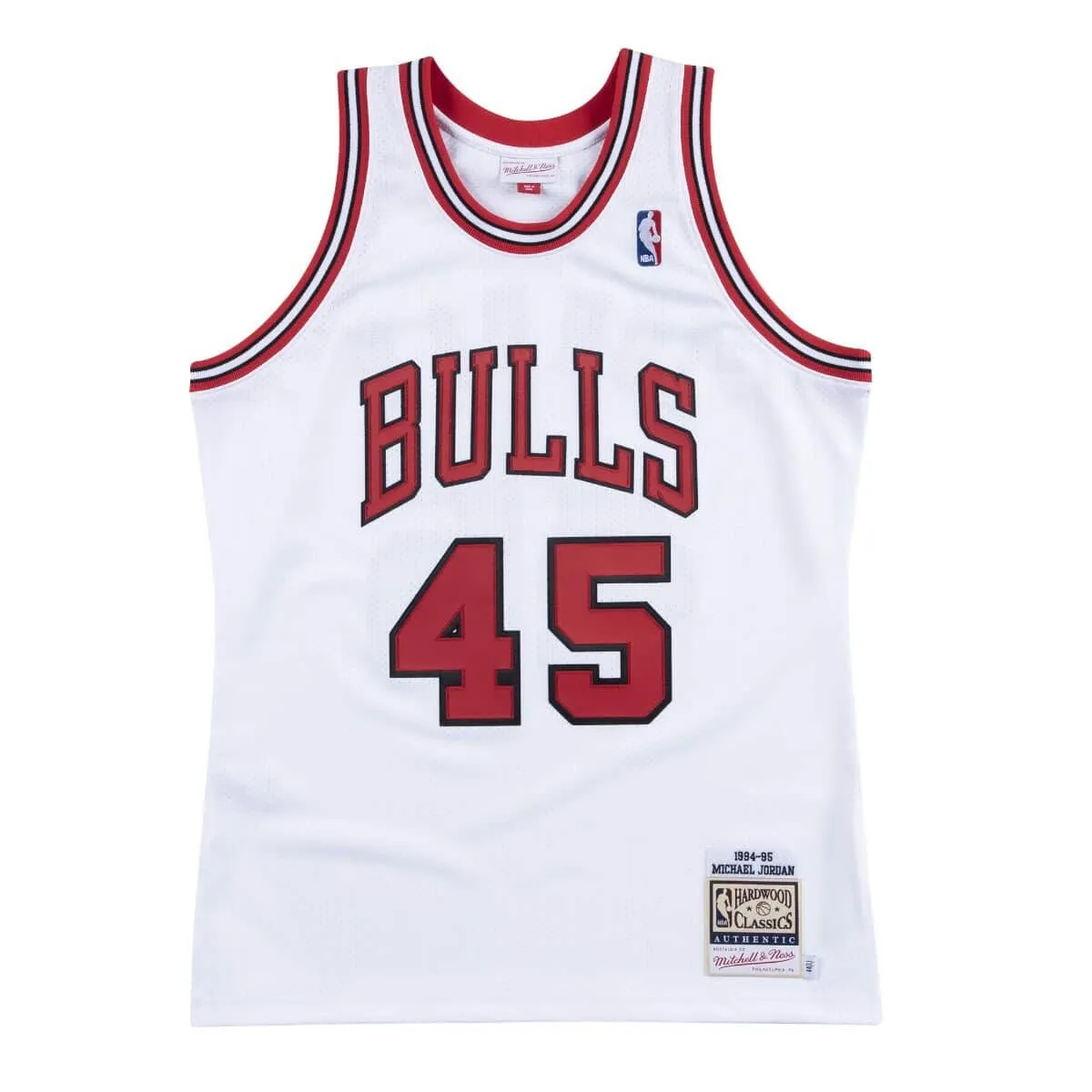 Mitchell & Ness Men NBA Chicago Bulls Authentic Jersey Michael Jordan White '94-95 AJY19007CBU94MJ