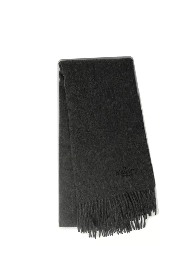 Mulberry Solid Merino Wool Scarf Scarf