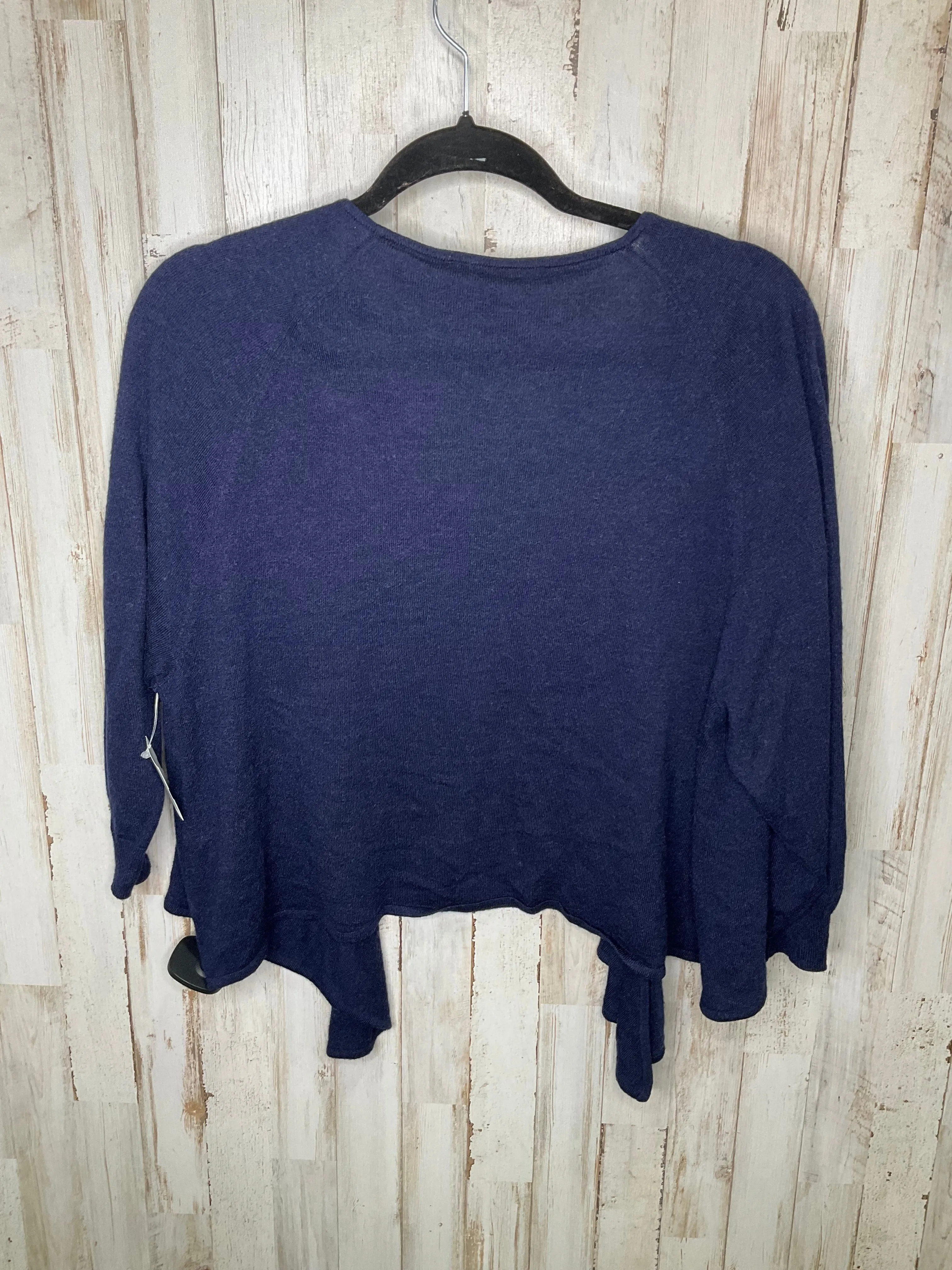 Navy Sweater Cardigan Rebecca Taylor, Size S