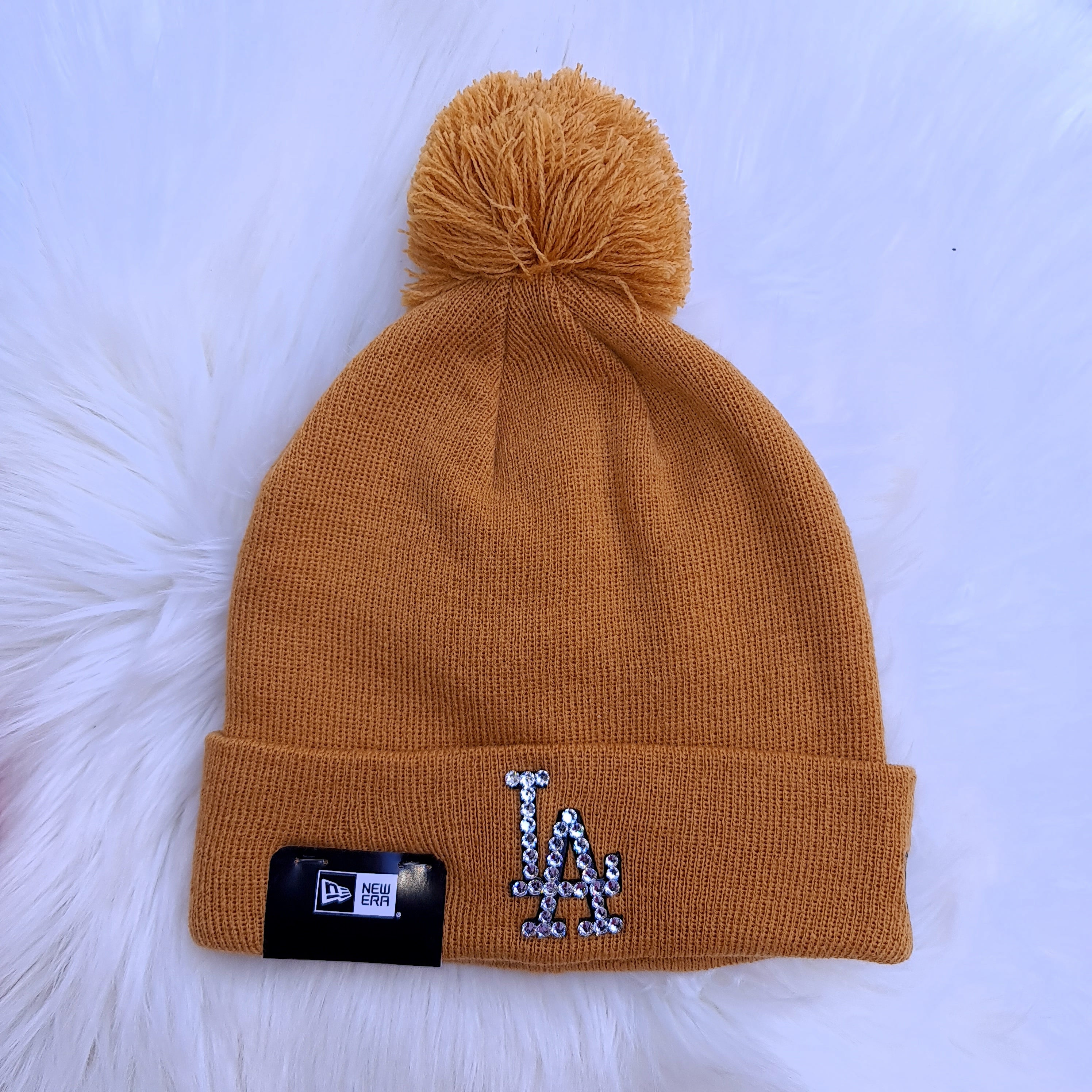 New Era Pom Pom Beanie (Wheat)