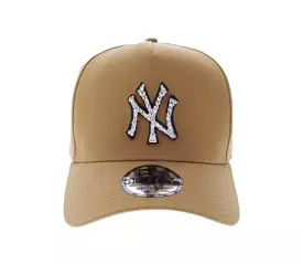 New York Yankees 940 A-Frame Snapback (Wheat)