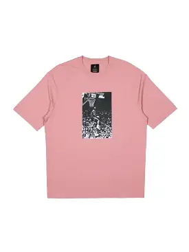 Nike Air Jordan X Union Reverse Dunk T-shirt Rust Pink