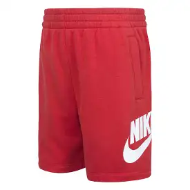 NIKE JUNIOR CLUB FT RED SHORTS