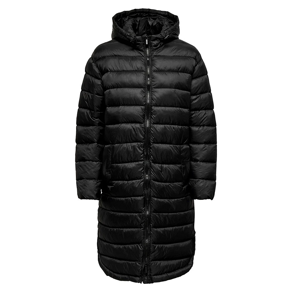 ONLY Melody Long Quilted Coat