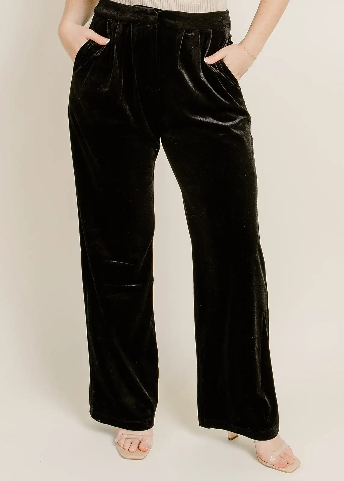 Onyx Velvet Pants