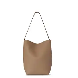 Park Tote N/S Medium, Grained, Dark Taupe