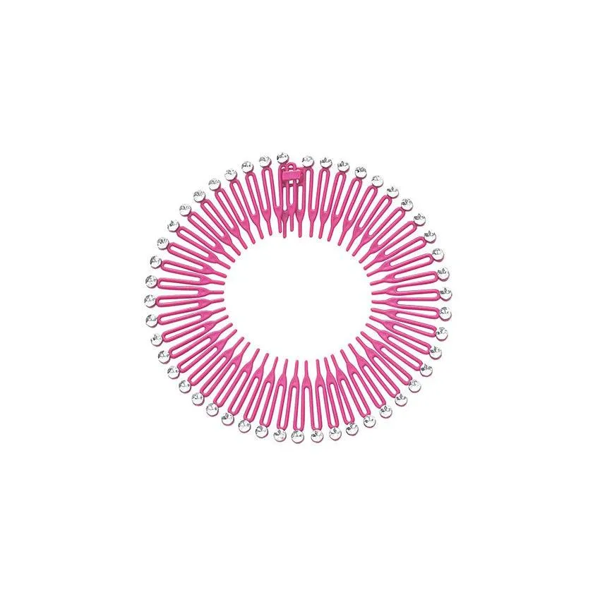 Plastic Full Circle Stretch Flexible Comb Teeth Headband Hair Hoop