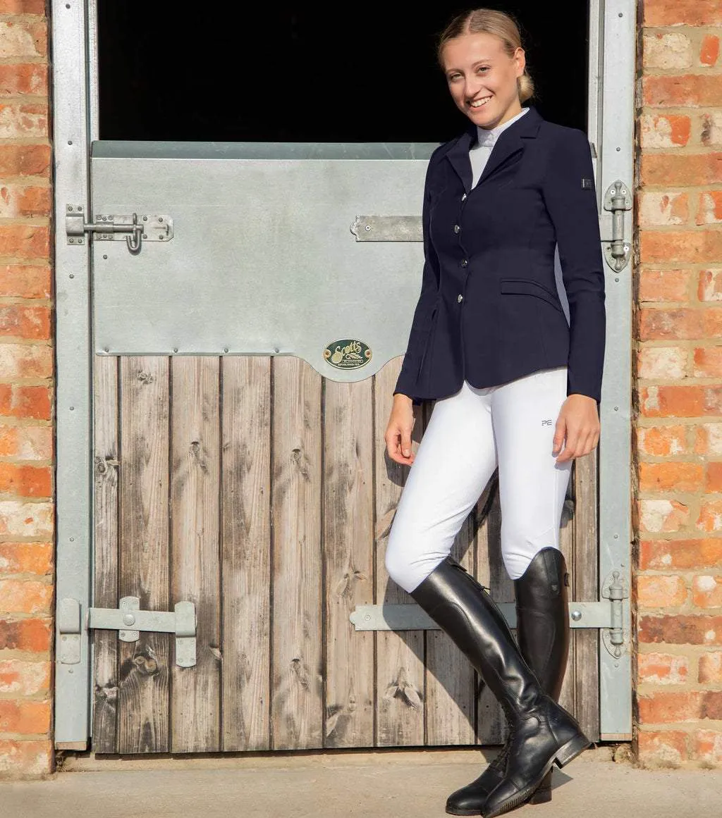 Premier Equine Hagen Ladies Competition Jacket in Navy | Elite Saddlery