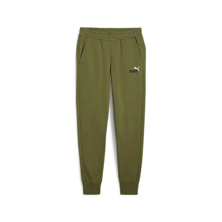 PUMA MEN'S ESSENTIAL 2COL LOGO PANT OLIVE