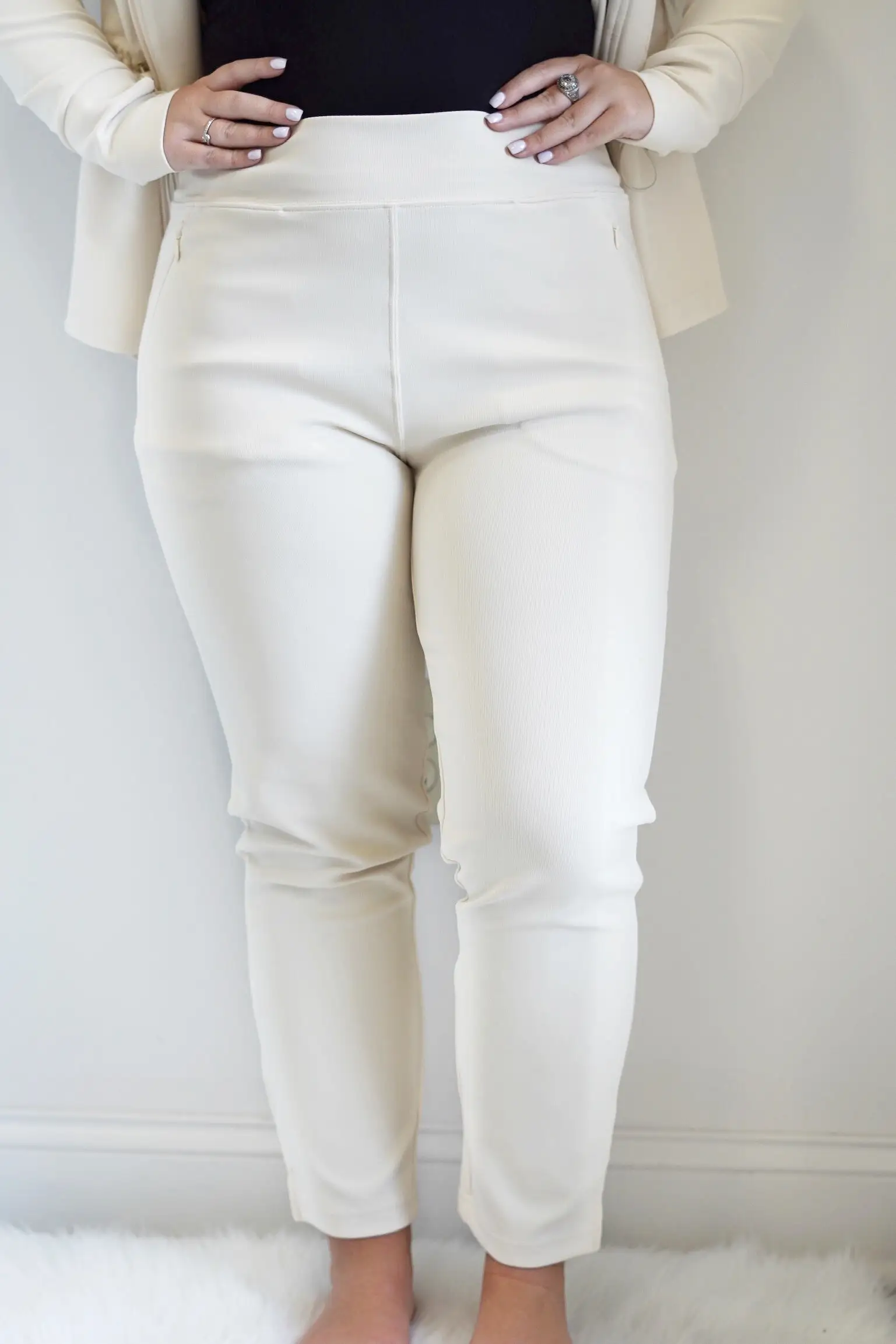 Reyna Ribbed Tapered Pant