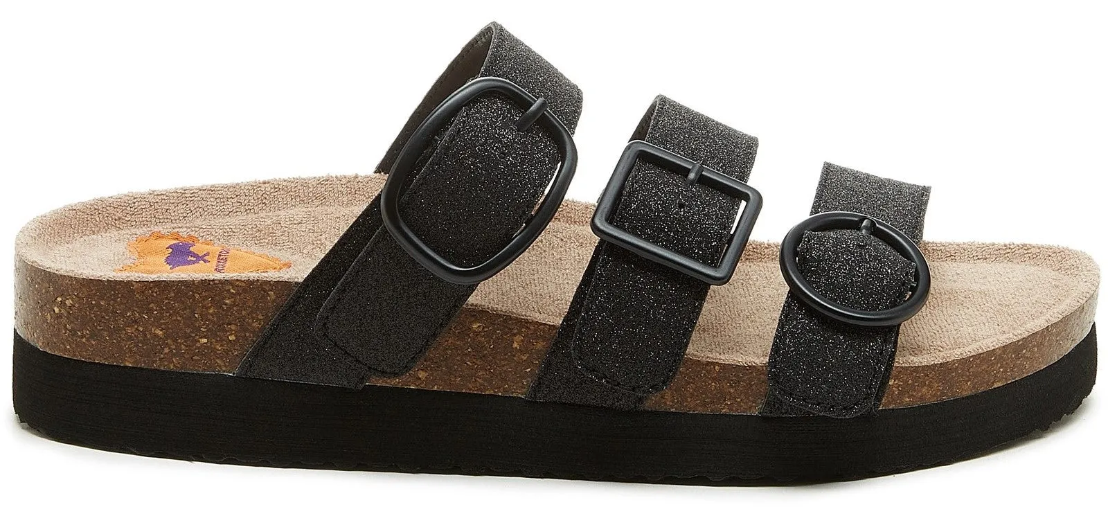 Rocket Dog Astor Glenn Glitter Womens Slide Sandal