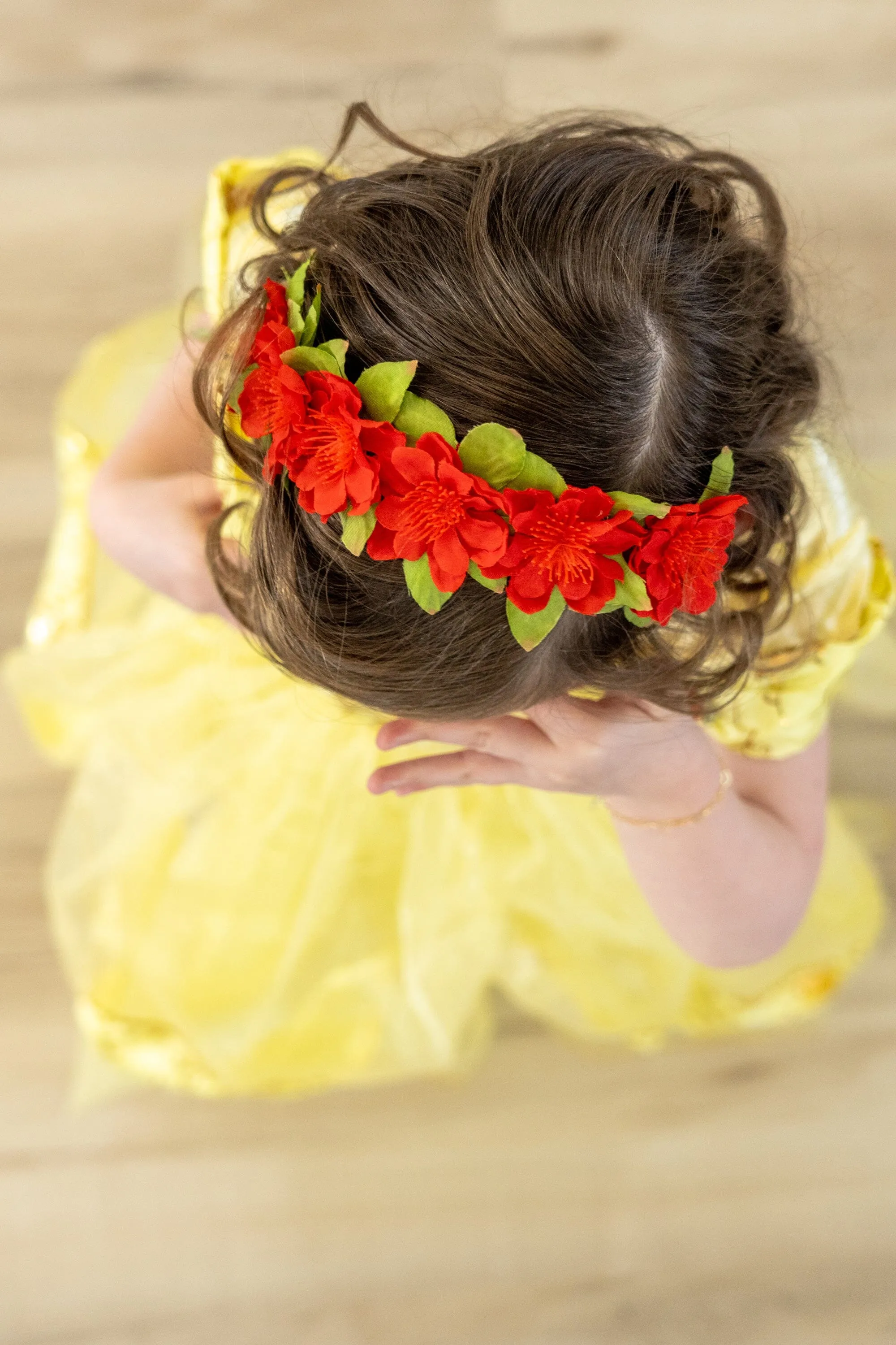 Scarlet Flower Headband