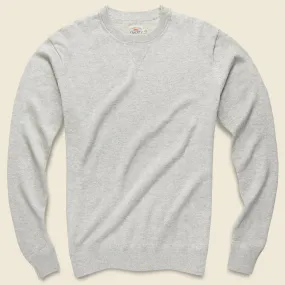 Sconset Crew Sweater - Light Grey Heather