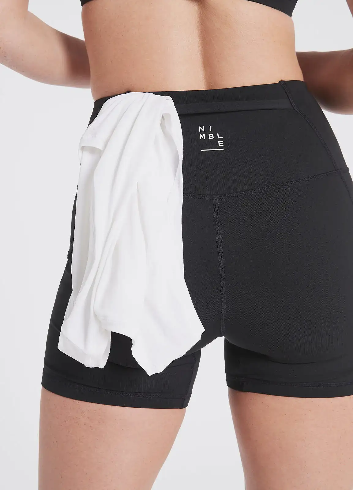 Splash and Stash Bike Short -  Black