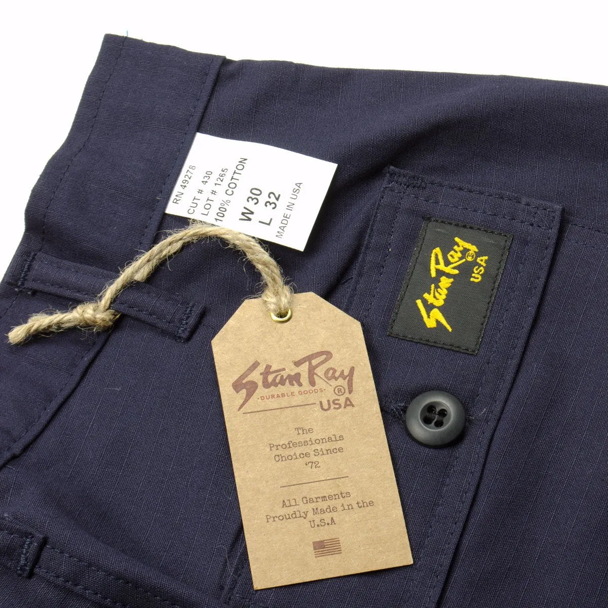 Stan Ray - Tapered Fatigue Pant - Navy Ripstop