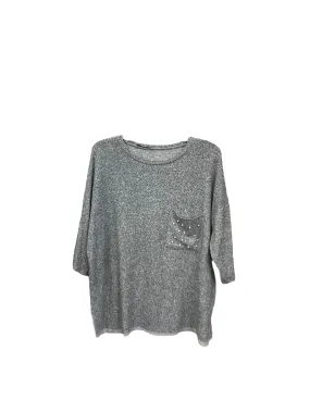 Sweater By Zara In Grey, Size: 1x