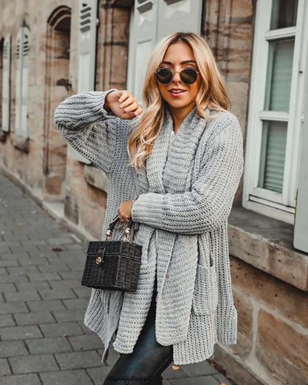 The Boston Bundle Sweater in Gray