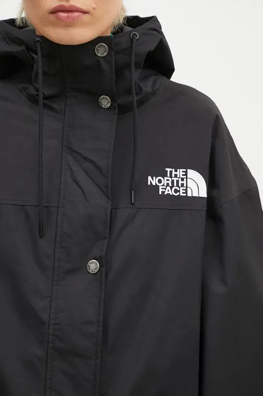 The North Face rain jacket Reign on Park women's black color NF0A8BCJJK31