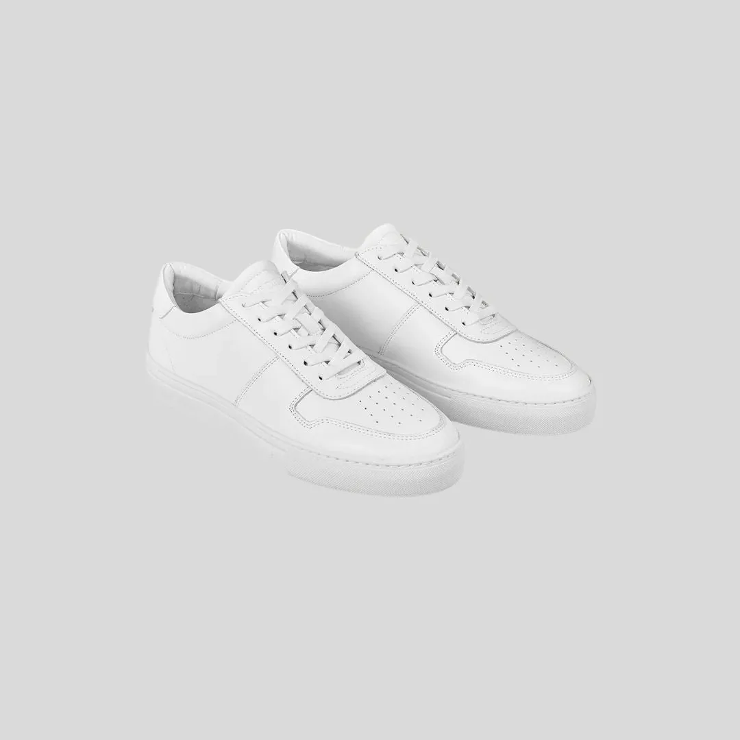 Wesley Leather Sneaker (White)